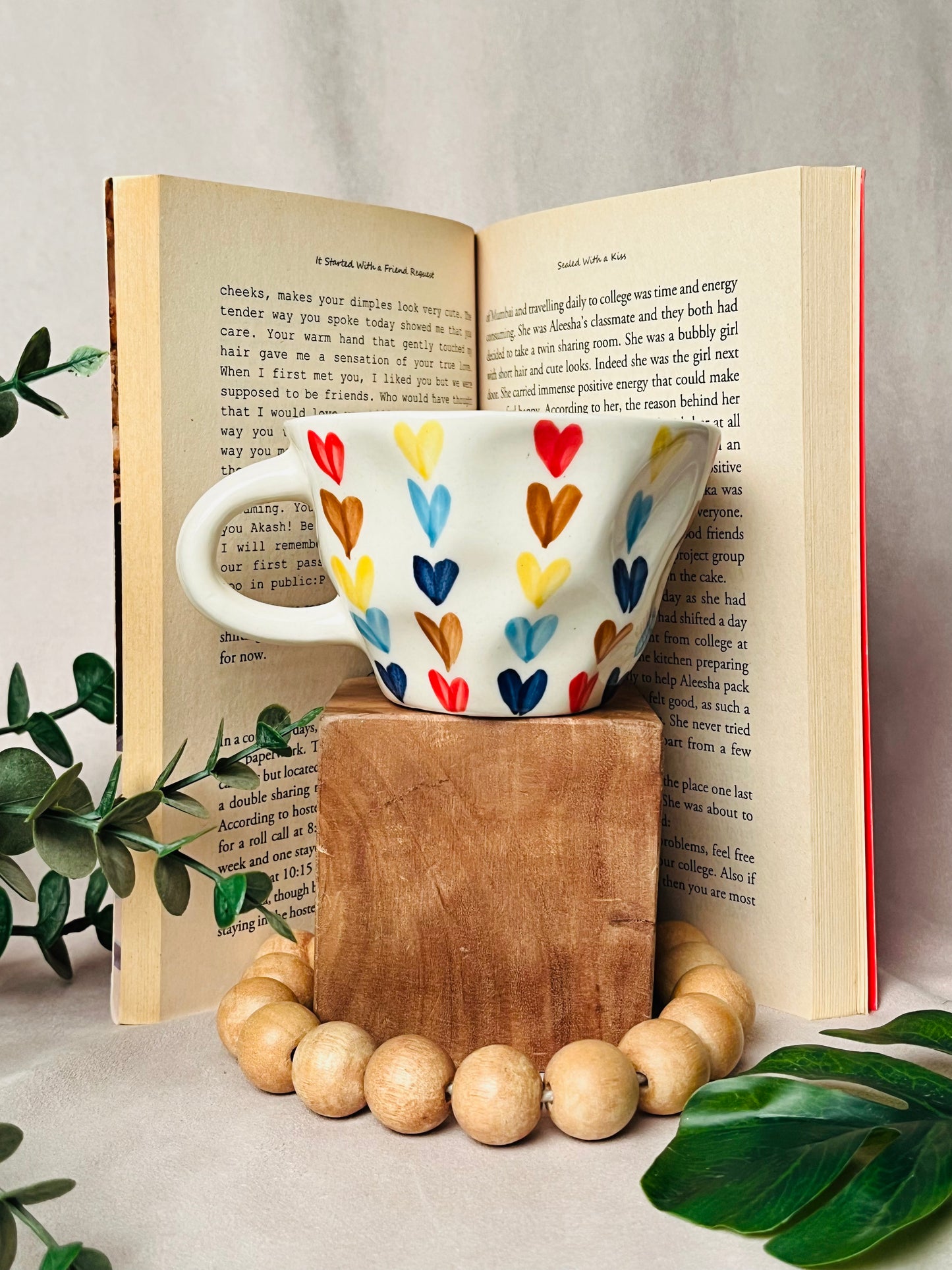 Dil Se Colourful Hearts Mug - cozykutumbhstore