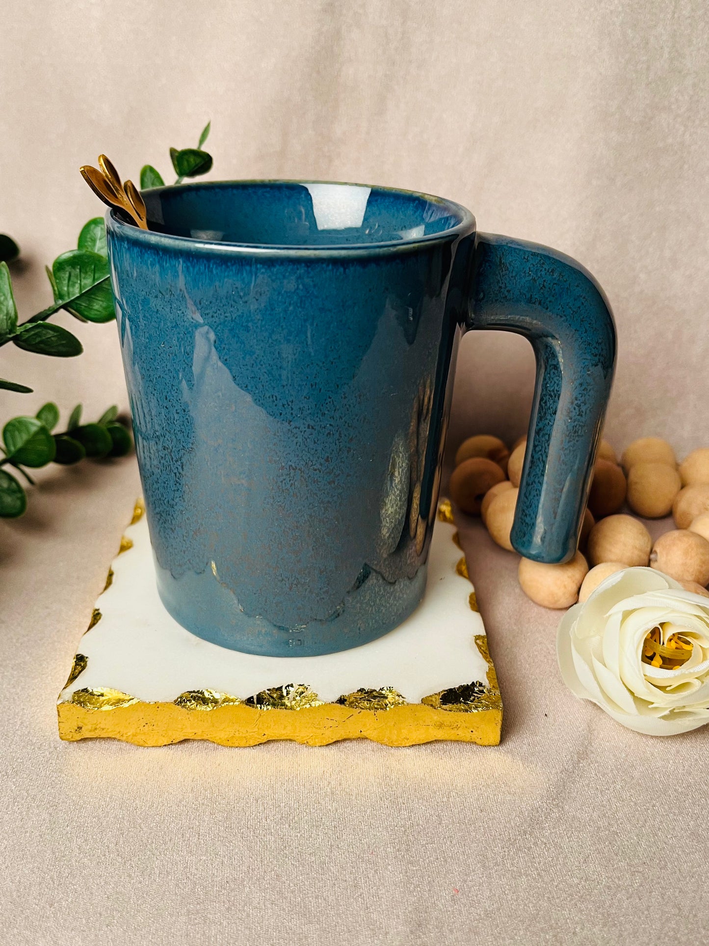 Jug- Style Comfort Mug (Blue) - cozykutumbhstore