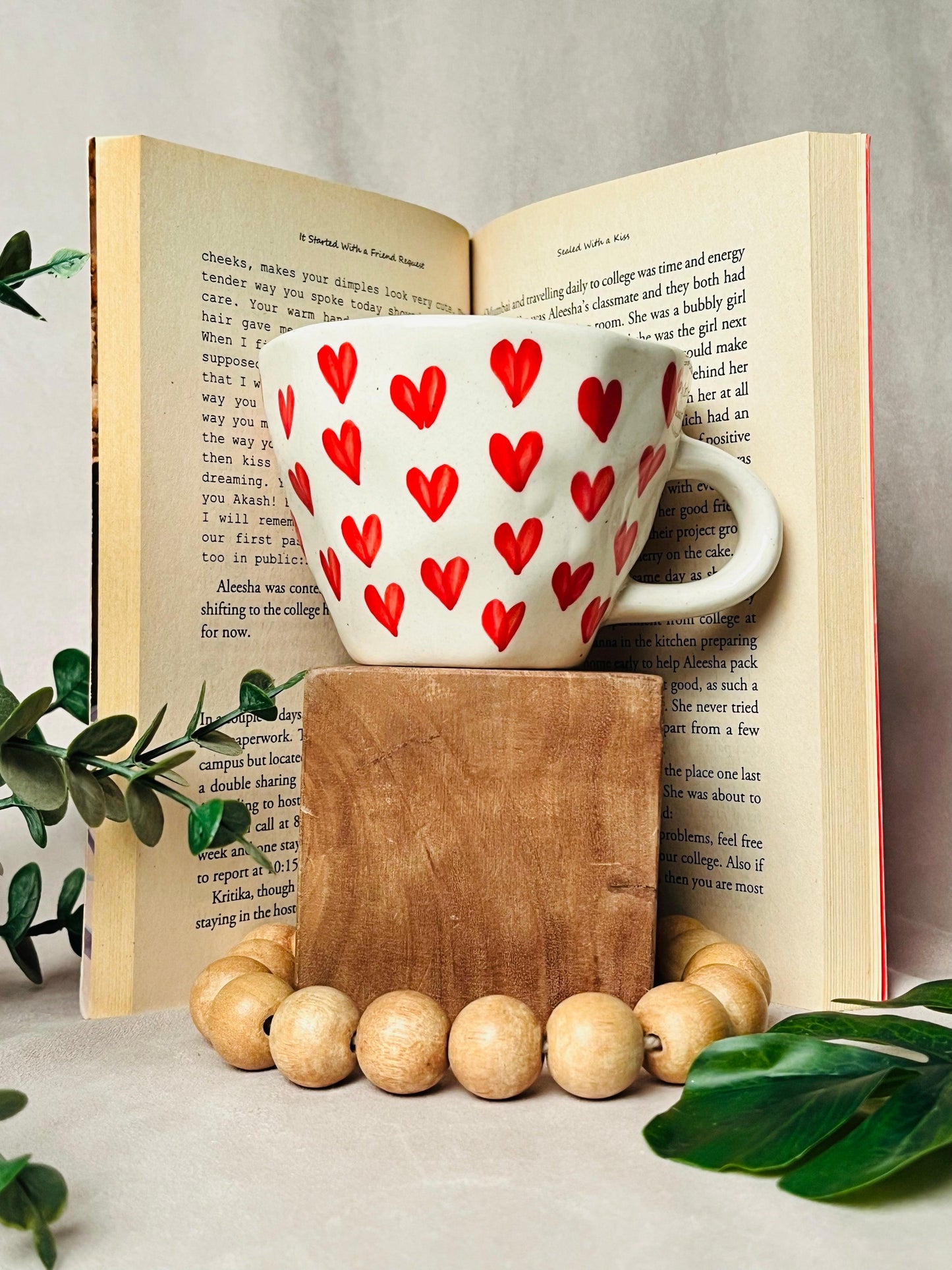 Dil Se Red Hearts Mug - cozykutumbhstore