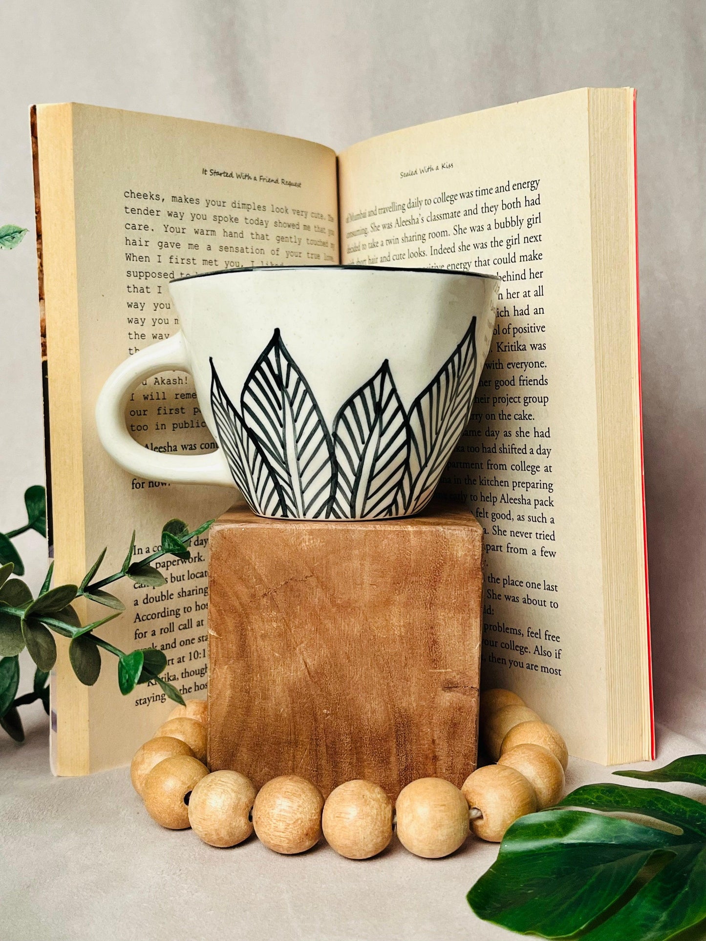 Tranquil Leaves Mug - cozykutumbhstore