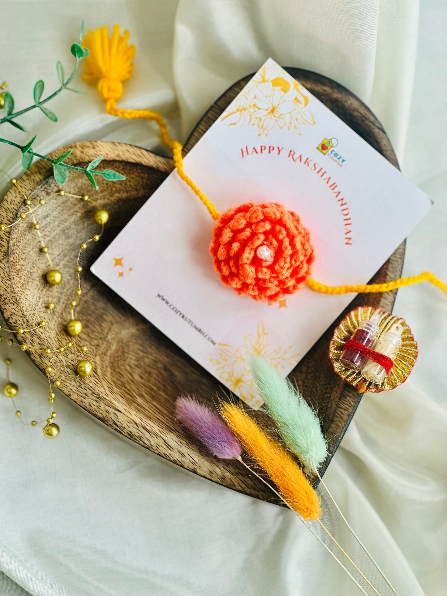 Handmade Crochet Rakhis - Multi Variants
