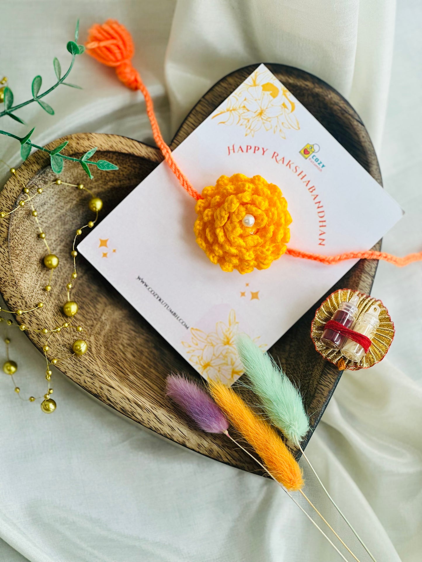 Handmade Crochet Rakhis - Multi Variants