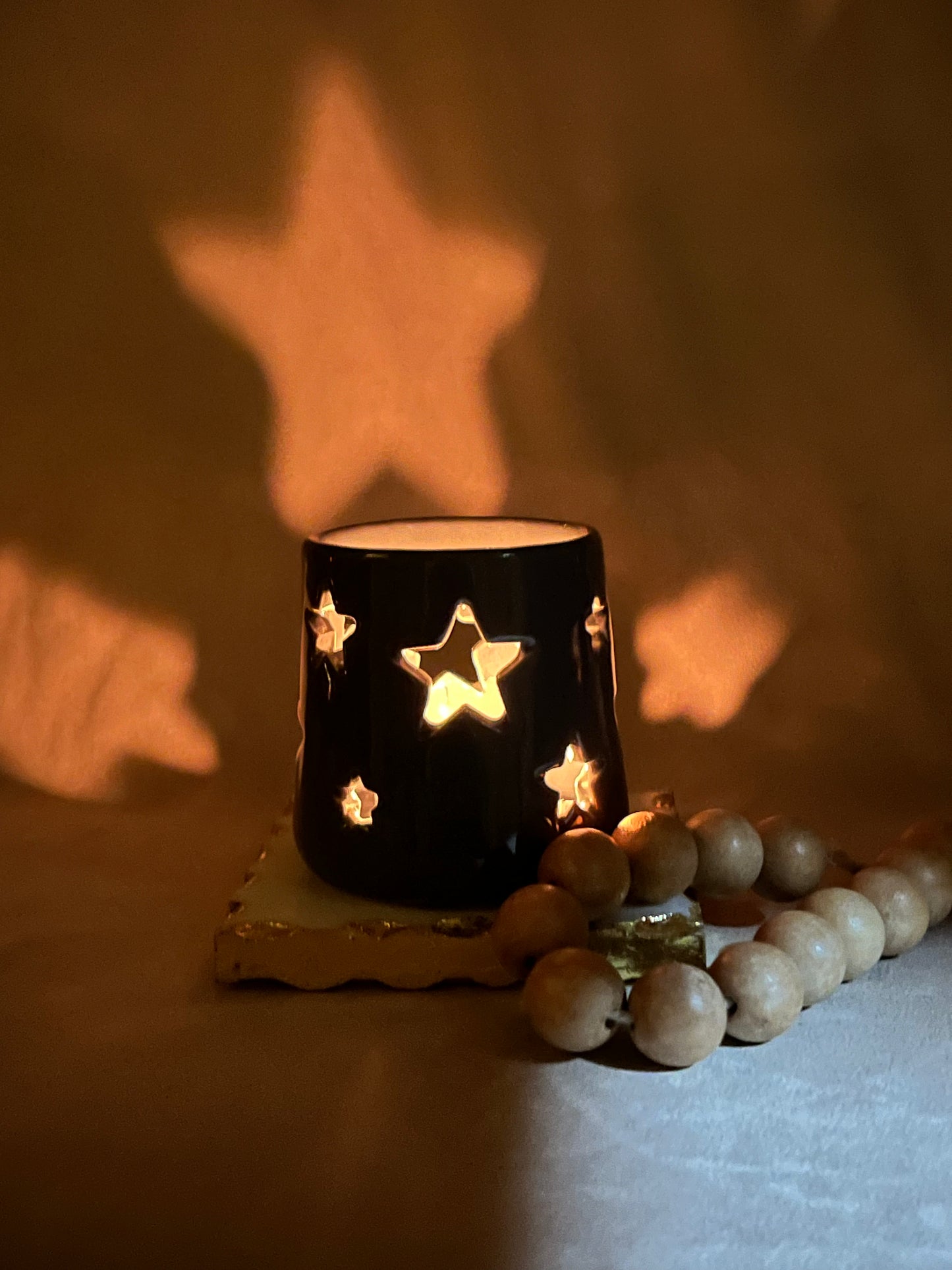 All Stars Grey Tealight Holder - cozykutumbhstore