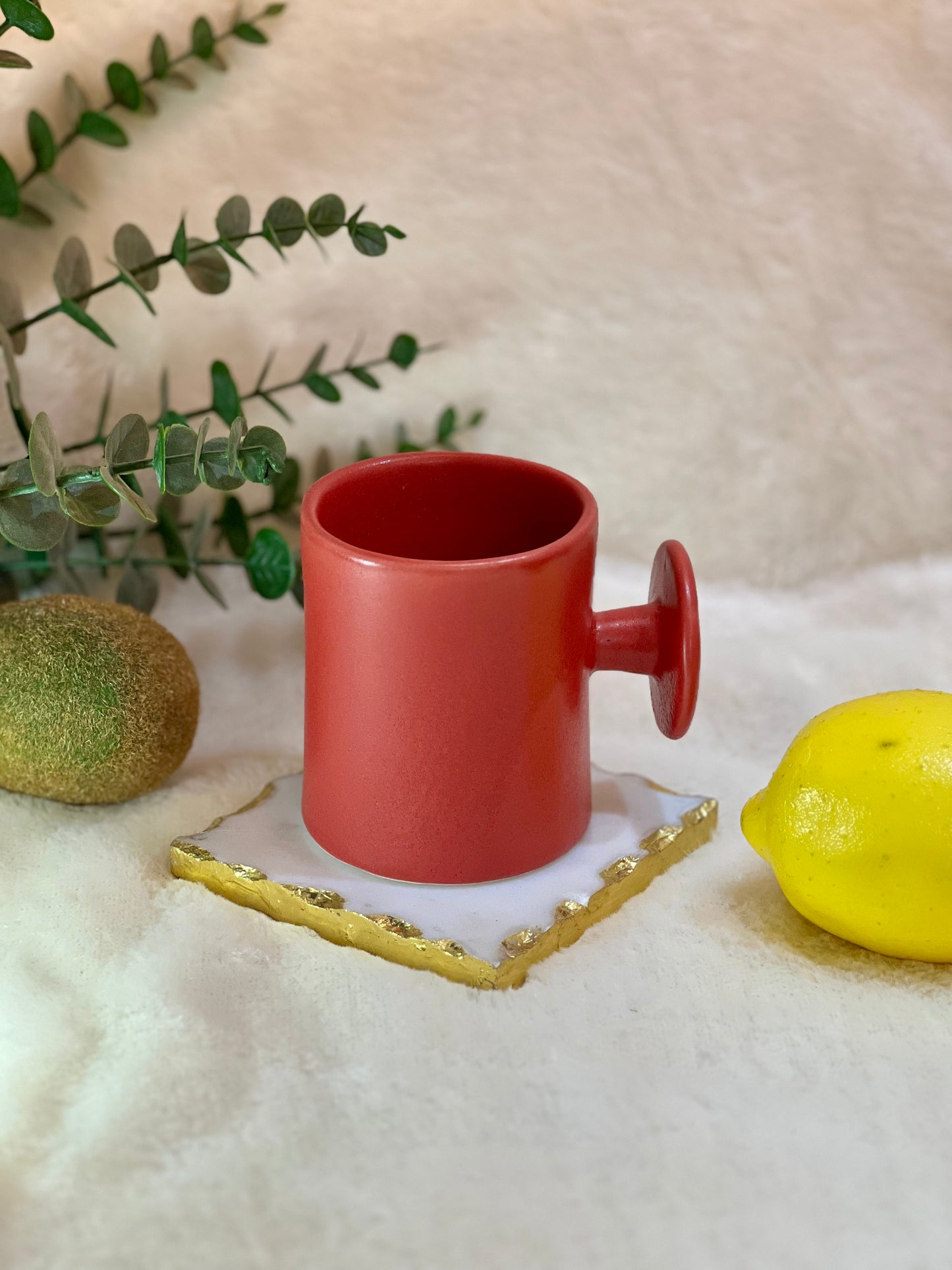 Red Zen Grip Novelty Mug - cozykutumbhstore