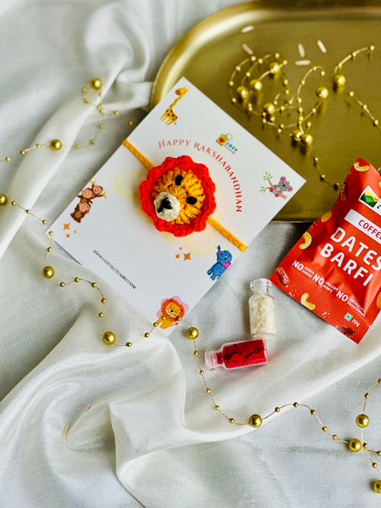 Lion | Kids Fabric Rakhi