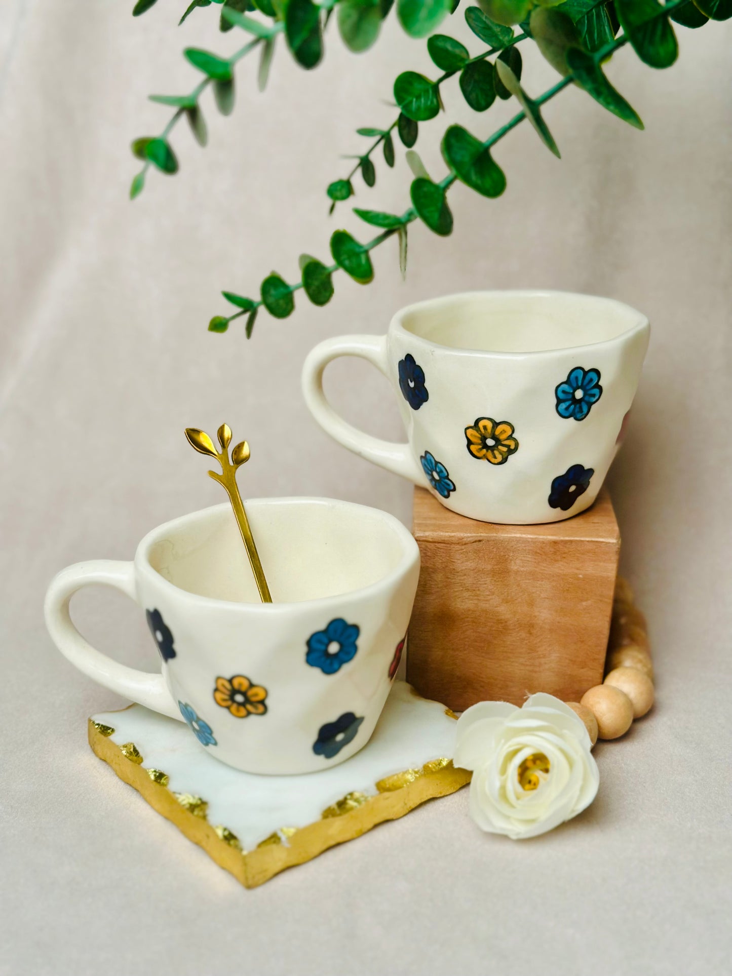 Floral Ecstasy Mug - cozykutumbhstore