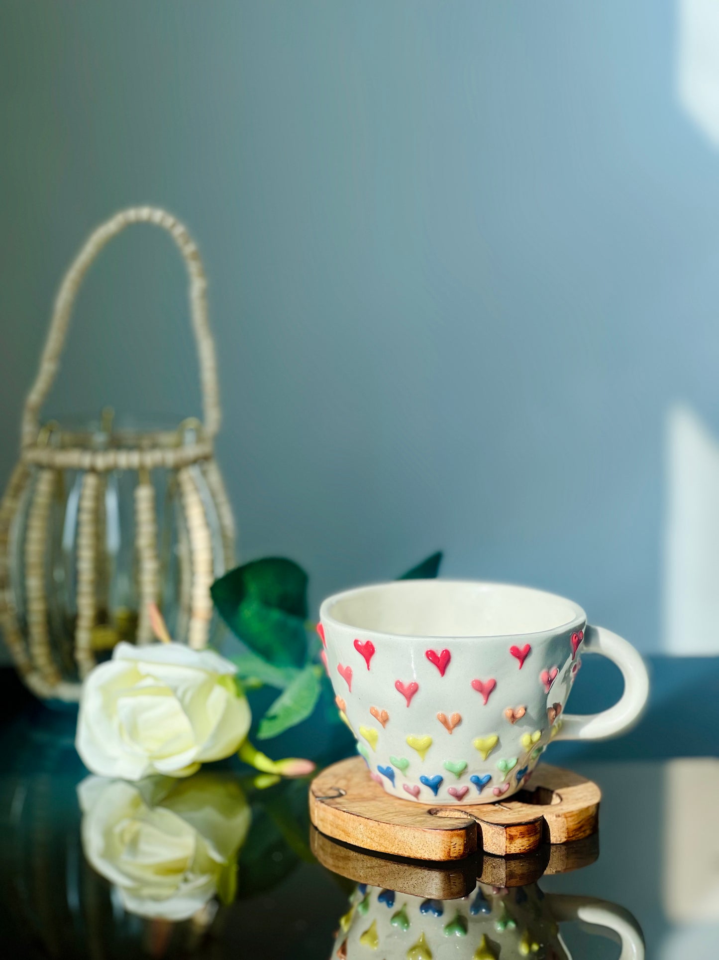 Embossed “Dil se” Cappuccino Mug - cozykutumbhstore