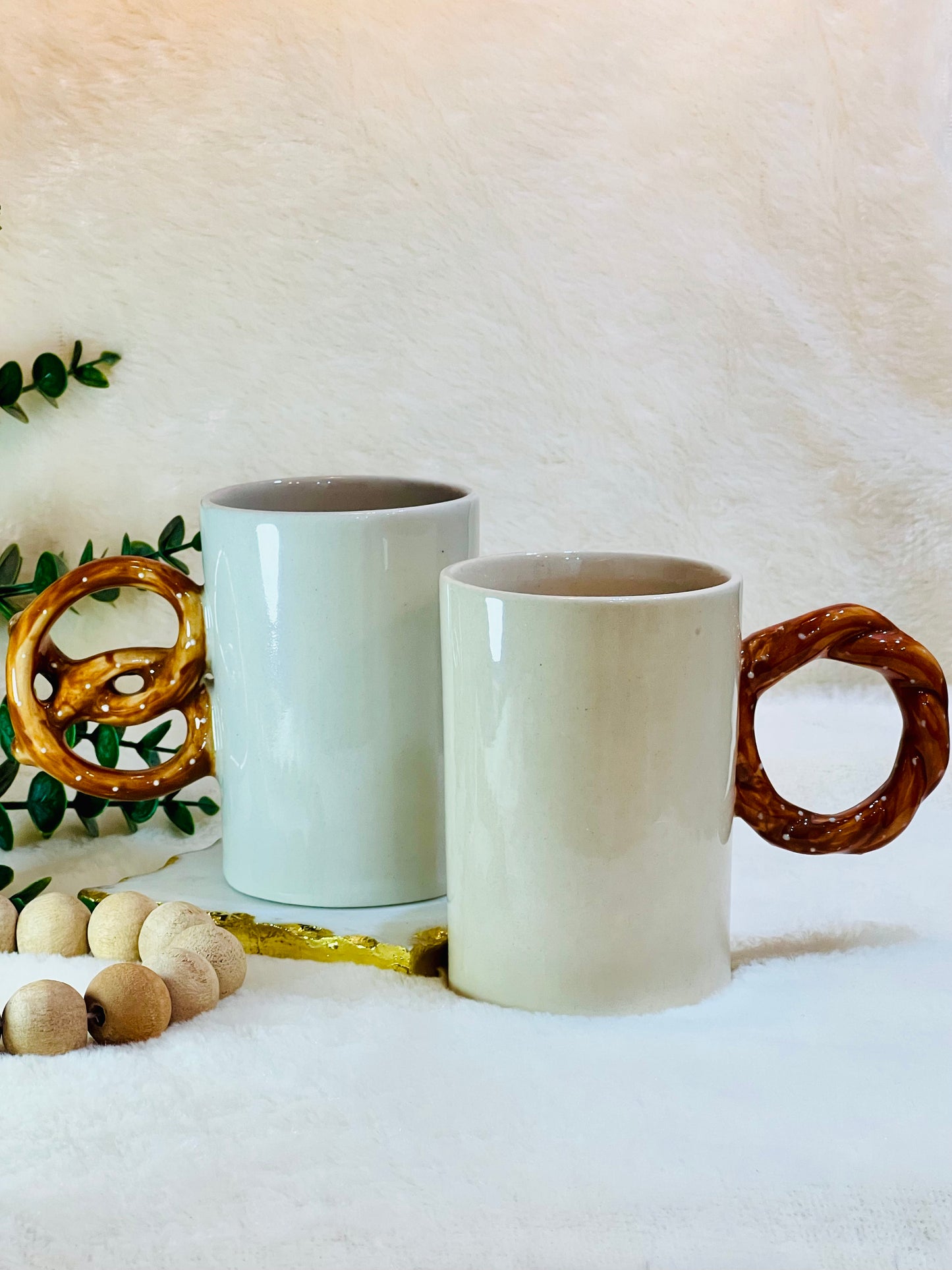 Pretzel & Bagel Mug Combo - cozykutumbhstore