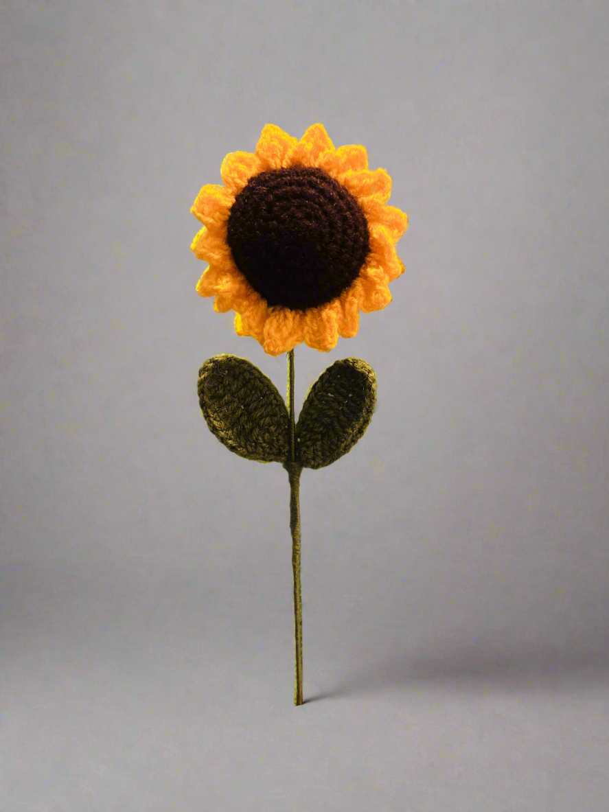 Crochet Sunflower - cozykutumbhstore