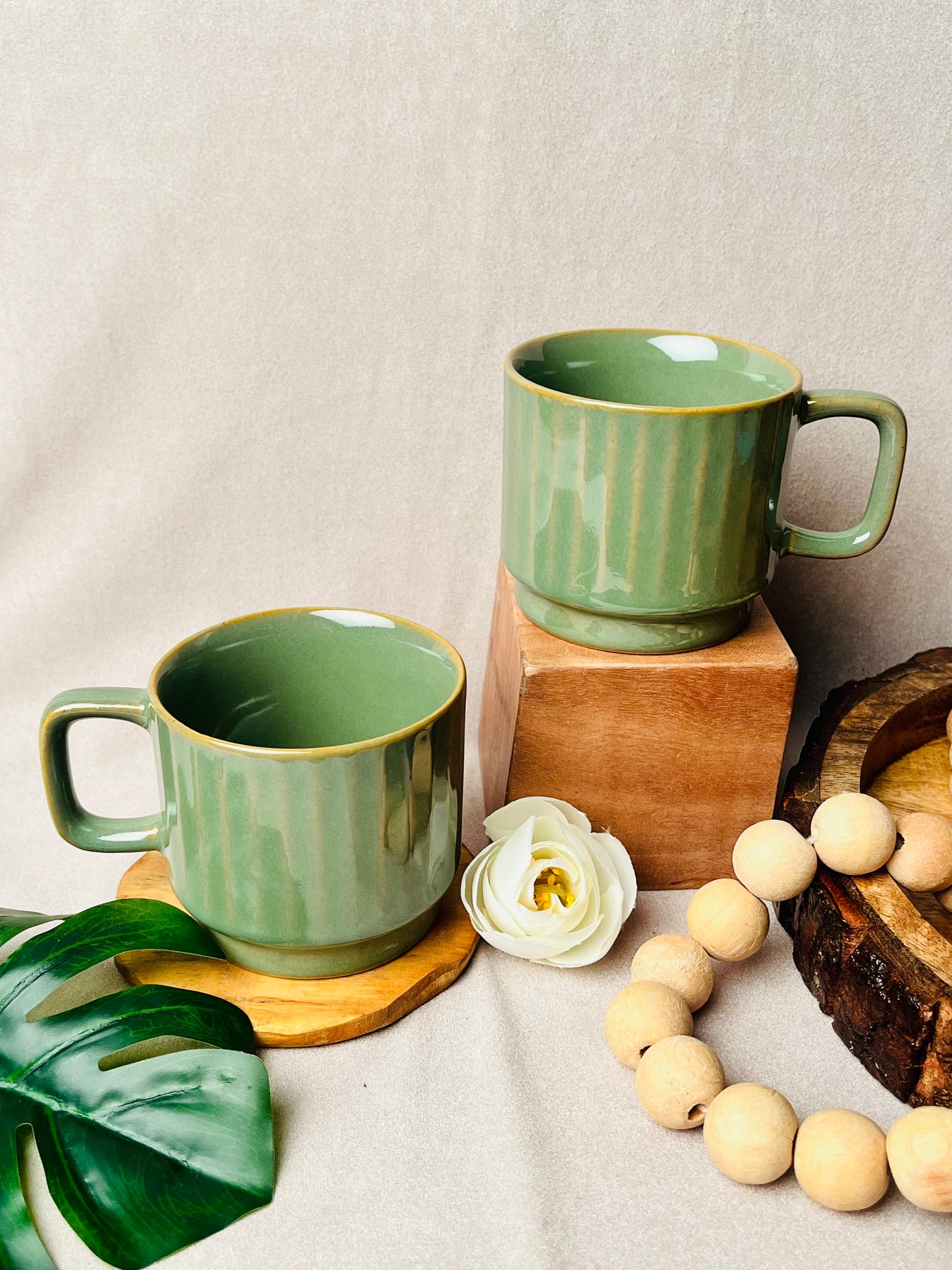 Studio Green Chai Cups - cozykutumbhstore