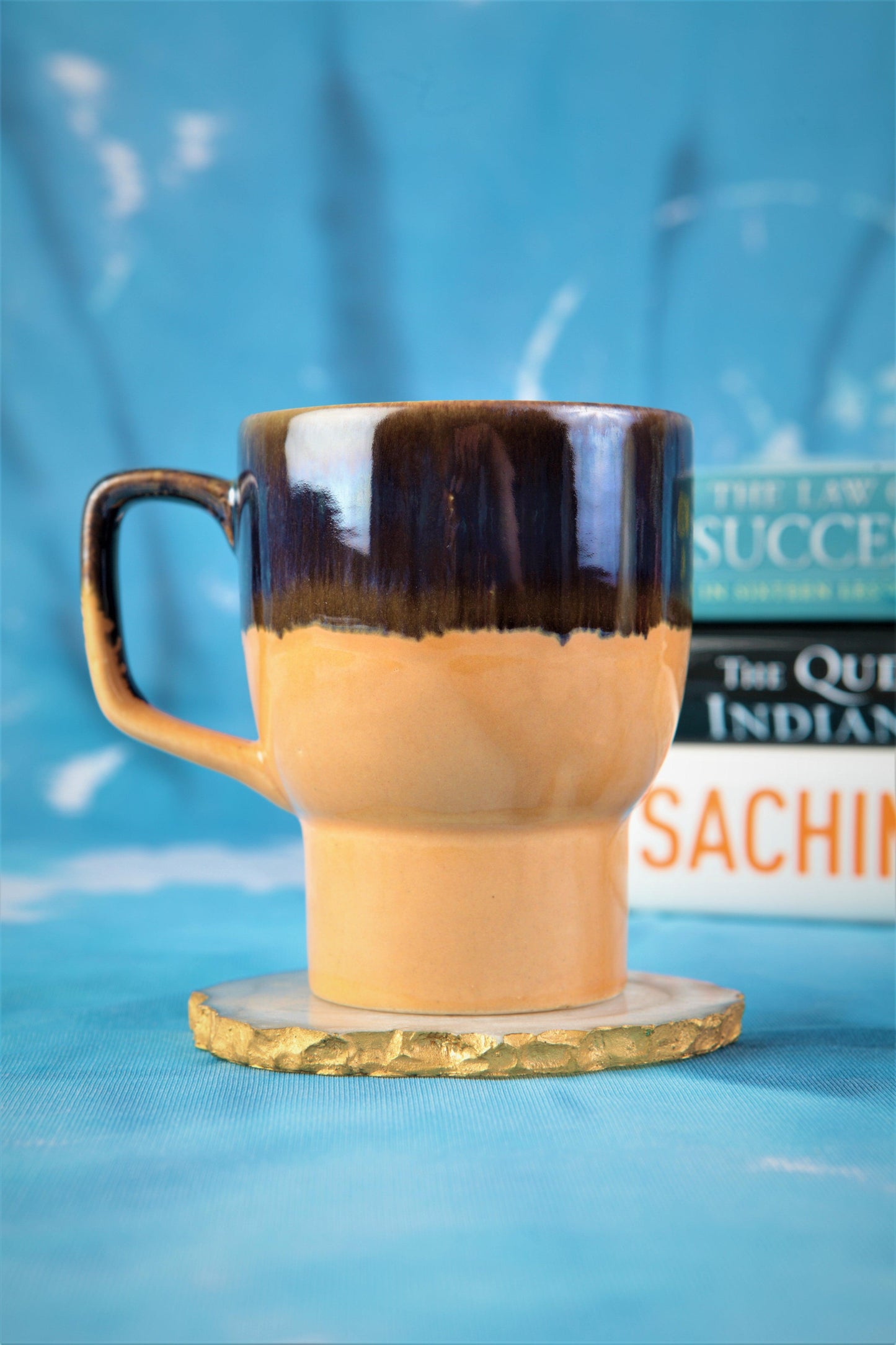 Yellow Goblet Mug - cozykutumbhstore