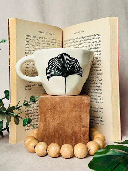 Leafy Impression Mug - cozykutumbhstore