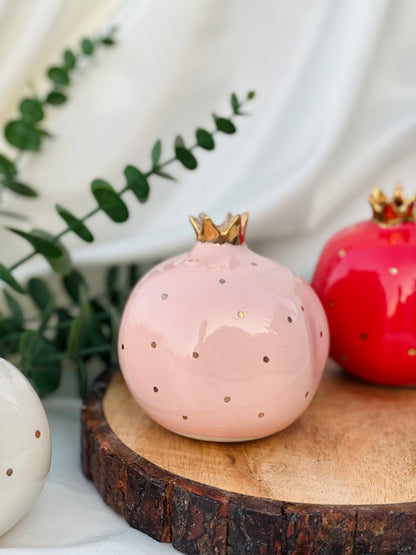 Pink Pomegranate Bud Vase