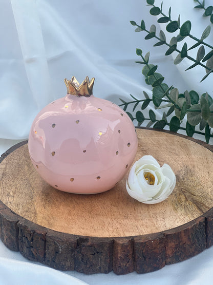 Pink Pomegranate Bud Vase