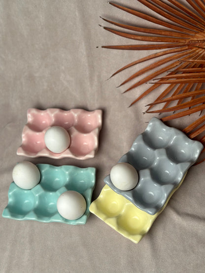 Ceramic Egg Tray - cozykutumbhstore