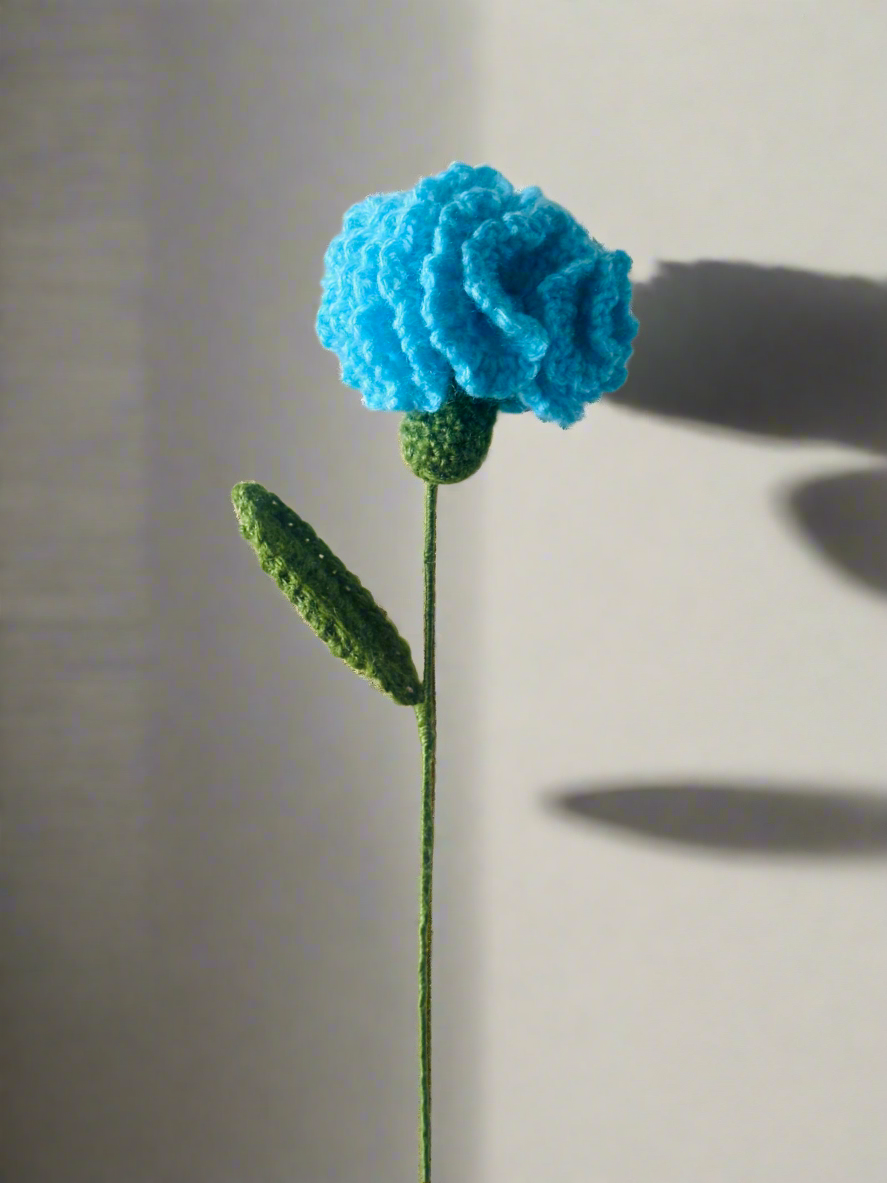 Crochet Carnation - cozykutumbhstore