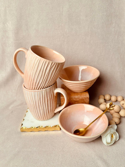 Pinky Ponky Mugs and Bowls Combo - cozykutumbhstore