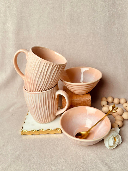 Pinky Ponky Mugs and Bowls Combo - cozykutumbhstore