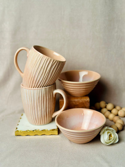 Pinky Ponky Mugs and Bowls Combo - cozykutumbhstore