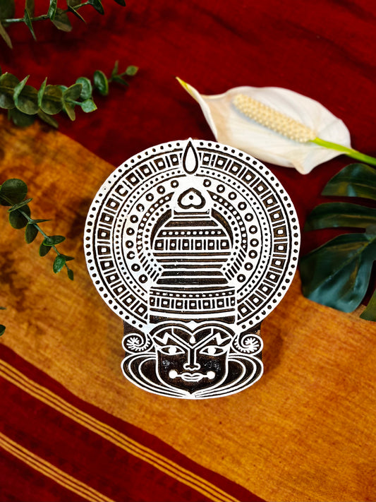 Hand-carved Kathakali Wall Décor