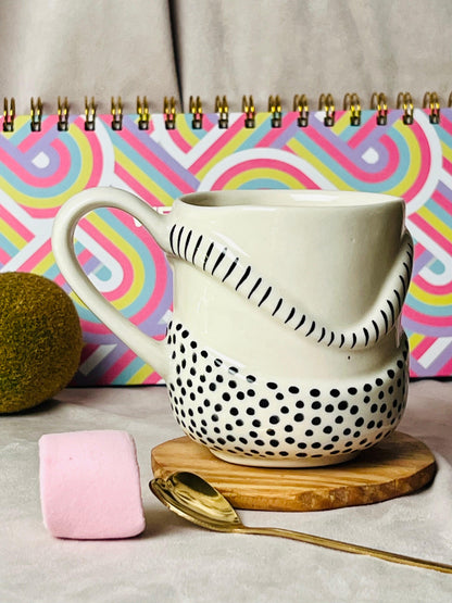 Dotted Cloud Mug - cozykutumbhstore