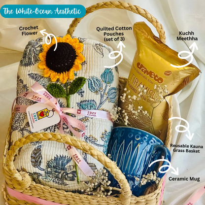 Aesthetic Utility Gift Hamper for a Girl You Adore
(Five Options)