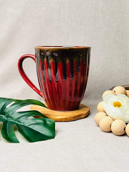 Elegant Red Happy Mug - cozykutumbhstore