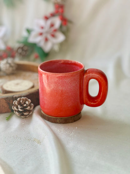 Whimsical Red Coffee Mug