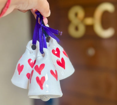 Assorted Ceramic Bells (Set of 5)
