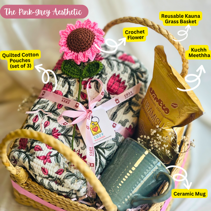 Aesthetic Utility Gift Hamper for a Girl You Adore
(Five Options)