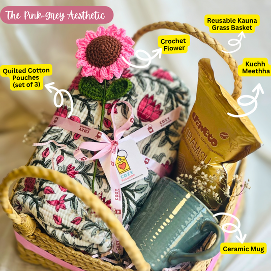 The Pink-Grey Aesthetic Hamper