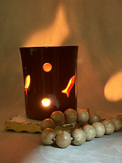Orange Fish-y Tealight Holder - cozykutumbhstore