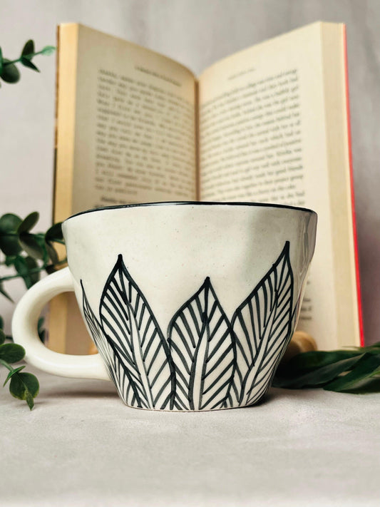 Tranquil Leaves Mug - cozykutumbhstore