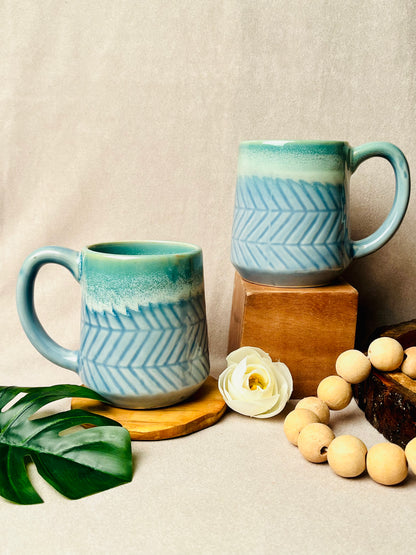 Snowflakes Mug - cozykutumbhstore