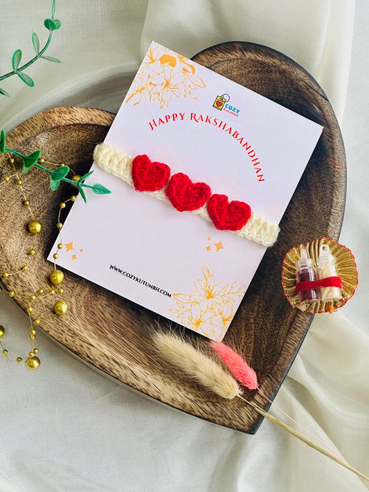 Handmade Crochet Rakhis - Multi Variants