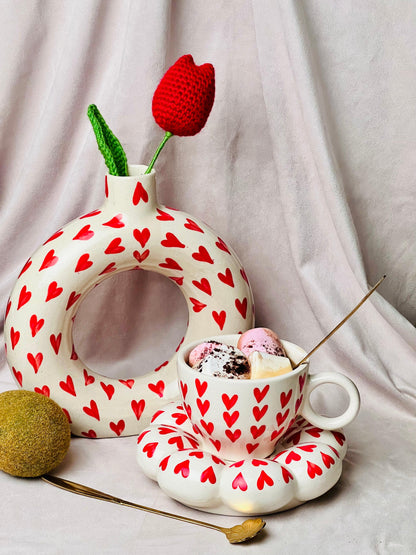 Dil Se Red Hearts Combo - cozykutumbhstore