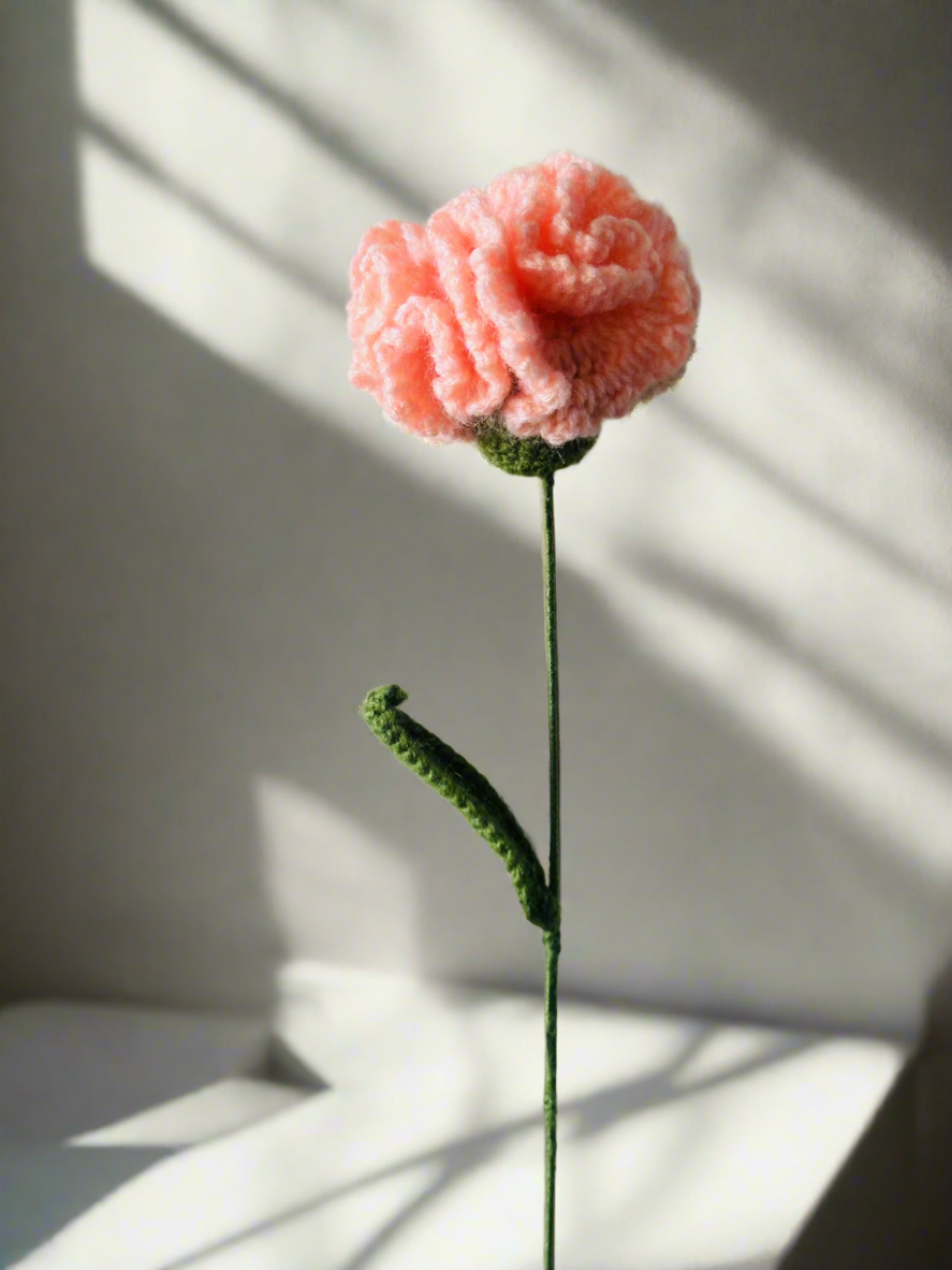 Crochet Carnation - cozykutumbhstore