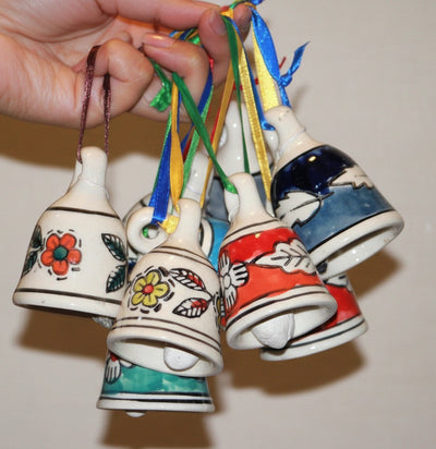 Assorted Ceramic Bells (Set of 10)
