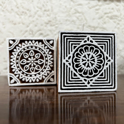Wooden Hand-Carved Tealight Candle Holders - cozykutumbhstore